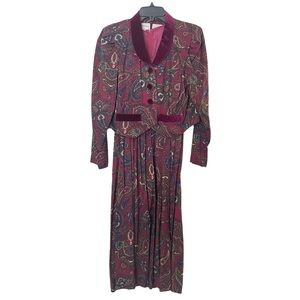 Vintage Karin Steven’s 2 pc Dress & Jacket Size 10